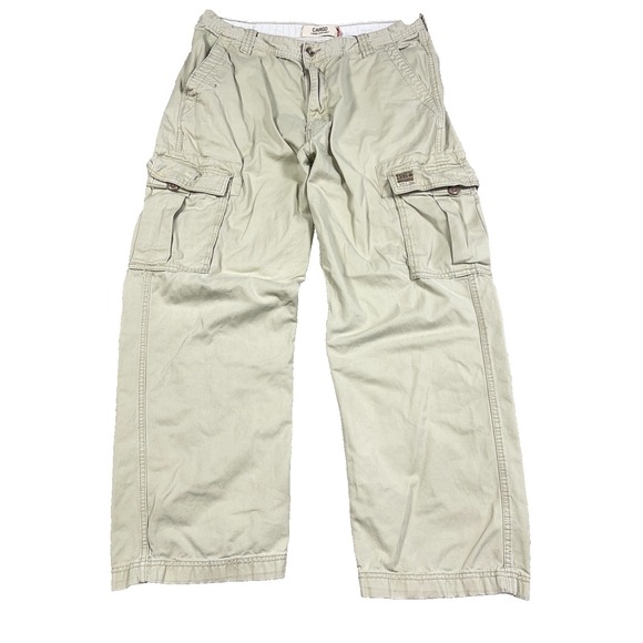 Levi's Other - Vintage Levis Cargo Pants Men 36x30 Tan Khaki Twill Baggy Y2K Skate Paratropper